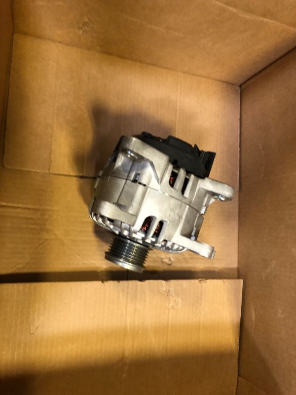 Photo 2 of 231004BA0A Alternator 120A compatible with Nissan Rogue S SL SV Advance Exclusive Sense 2.5L l4 GAS 2014-2018 Clockwise 12V 6-Groove Clutch Pulley Replace 231004BA0B TG12C152