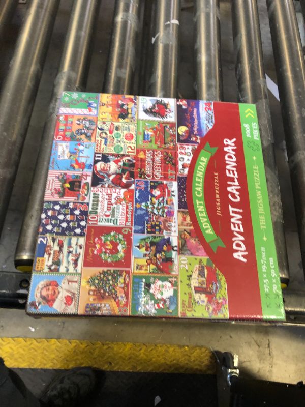 Photo 2 of Jigsaw Puzzle Advent Calendar 2024, Jigsaw Puzzles for Adults 1008 Piece, 24 Days Christmas Countdown Calendars Puzzles Game, Large 1008 pcs Artwork Gifts for Teens Adults Families 27.5” x 19.7”