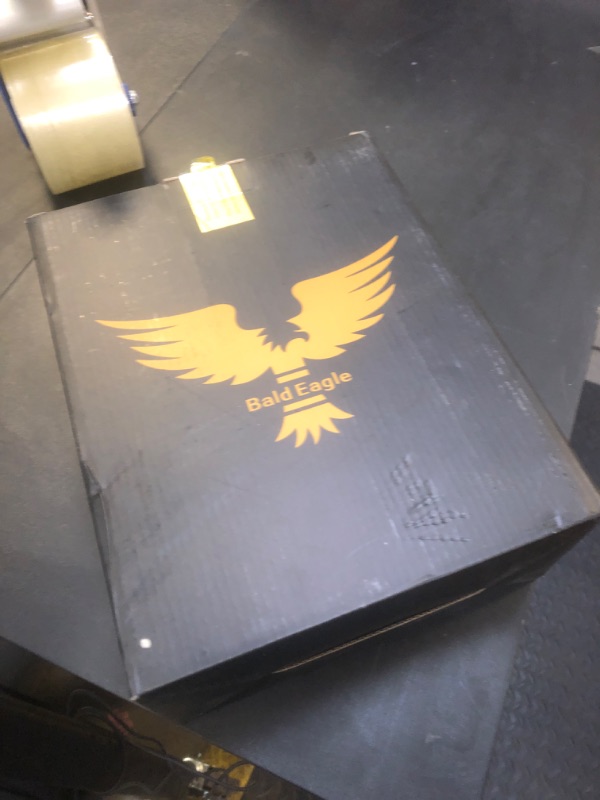 Photo 1 of Bald Eagle Cigar Humidor Box, Glass Top Cedar Case with Humidifier Hygrometer, Handmade Desktop Box Holds 15-20 Cigars