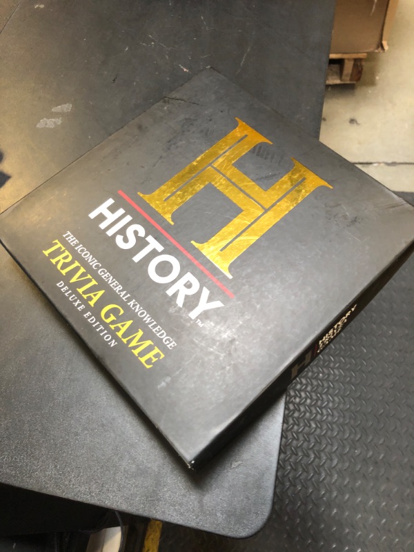 Photo 2 of History Channel Trivia Board Game Deluxe Edition with 80s & 90s Expansion Pack - 2400+ General Knowledge Questions. Fun Party Card Game for Adults, Family & Teens in The Pursuit of Trivial Knowledge