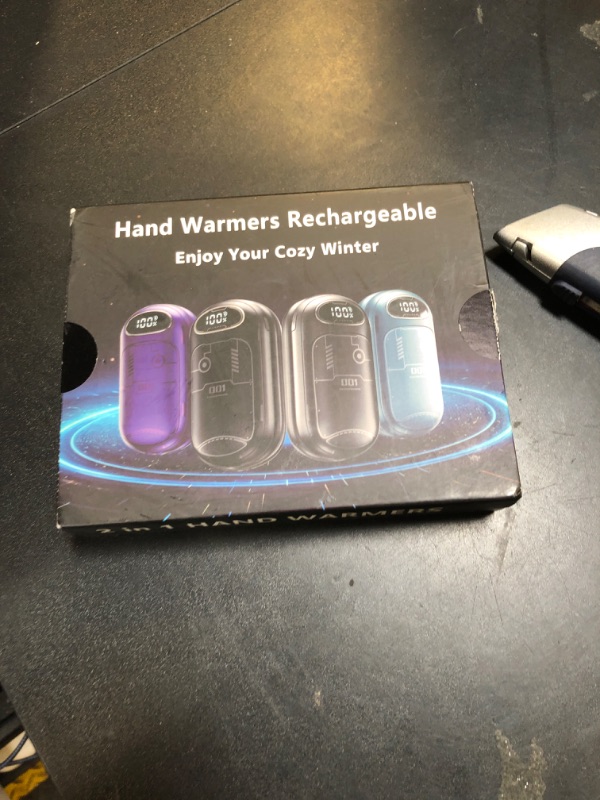 Photo 2 of Hand Warmers Rechargeable - 7000mAh Electric Hand Warmer Reusable 2 Pack, LED Display, 20Hrs Warmth, 4 Levels Heat, Portable Charging Magnetic Pocket Heater for Men, Women, Raynauds, Hunting, Golf