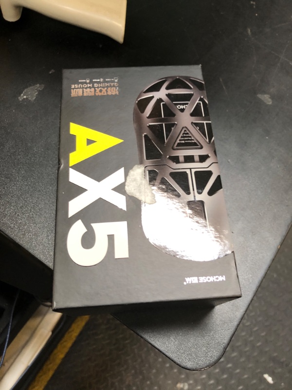 Photo 1 of MCHOSE AX5 PRO MAX Wireless Gaming Mouse, 8KHz Polling Rate Focus PAW 3395 Optical Sensor - 26,000 DPI, 53g Lightweight - 170 Hr Battery, Magnesium Alloy Mice-Pink