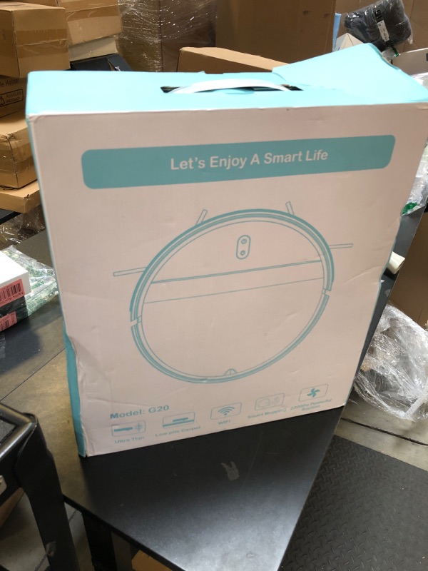 Photo 1 of Kilgone Robot Vacuum and Mop Combo - WiFi/Alexa/App Scheduling, Smart Robot Vacuums Cleaner, Slim & Quiet, Tangle-Free, Auto Recharge Robotic Vacuum, Ideal for Pet-Friendly Homes