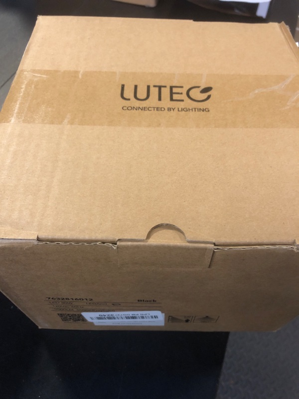 Photo 1 of LUTEC 80W 9000LM LED Security Lights Motion Sensor Outdoor Lights, 4 Head LED Flood Lights Outdoor 5000K Daylight, IP65 Waterproof, Motion Detected Lights for Outside, House, Garage, Yard (Black)