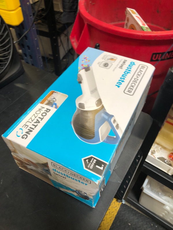 Photo 1 of BLACK+DECKER dustbuster AdvancedClean Cordless Handheld Vacuum, Compact Home and Car Vacuum with Crevice Tool (CHV1410L)