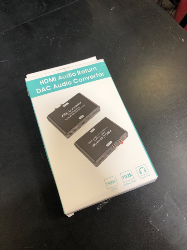 Photo 1 of HDMI ARC Adapter, Tendak 192KHz HDMI ARC Audio Extractor Digital to Analog Audio Converter DAC Converter, HDMI ARC SPDIF/Optical to HDMI ARC, SPDIF/Optical, L/R or 3.5 mm Jack Stereo for TV