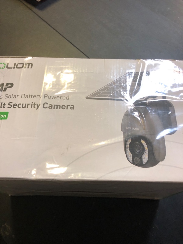 Photo 2 of SOLIOM Security Cameras Wireless Outdoor, 5MP 2.4G Wi-Fi Security Camera with 10X Optical Zoom, Battery and Solar Powered, Human Detection, Auto Tracking, and Spotlight Color Night Vision