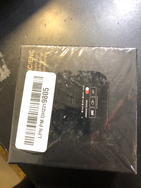 Photo 1 of Handzee Touch Screen Bluetooth Earbuds, Multi Functions LED Full Color Touchscreen Wireless Earphones, ANC+ENC Denoise, 23 Switchable Interfaces, New HD Audio, Longer Life, Black