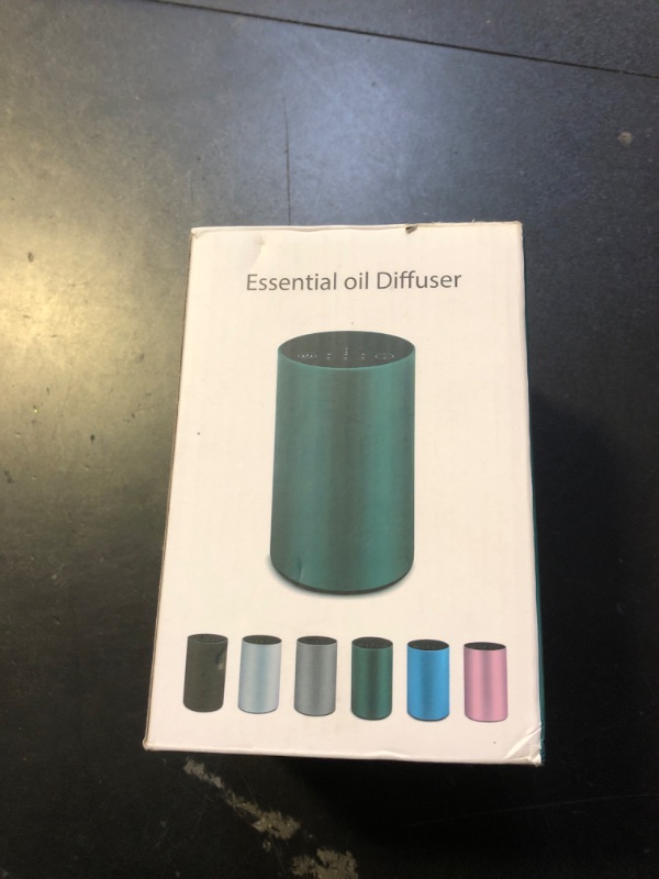 Photo 1 of Waterless Diffuser for Essential Oils – 50ml Capacity Nebulizer Aromatherapy Diffuser, Battery Operated Mini Scent Air Machine with 4 Mist Settings Timers for Home,Cars,Office(C01 Blue)