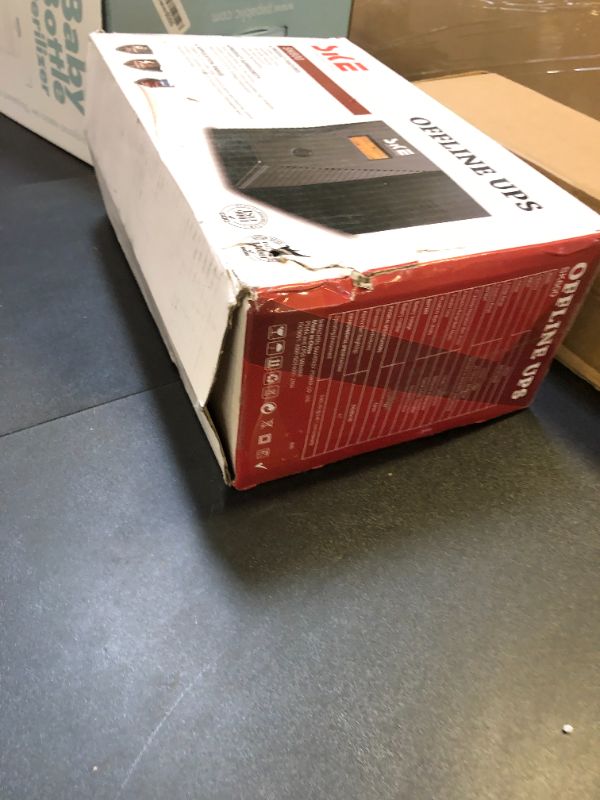 Photo 1 of 600VA/360W Ups Battery Backup and Surge Protector,Computer Uninterruptible Power Supply Units,SKE Ups Power Supply