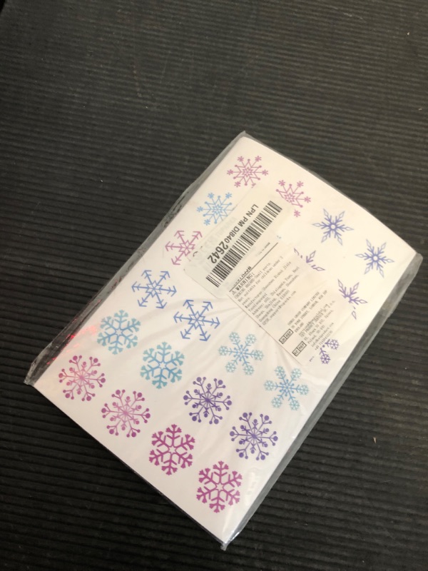 Photo 2 of TUPARKA 960 Pcs Snowflake Stickers for Frozen Birthday Party Supplies, Christmas Winter Birthday Party Decor Craft Supplies,12 Different Designs