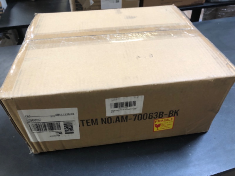 Photo 1 of EMONG Motion Sensor Farmhouse Outdoor Lights Gooseneck Barn Light Fixture Exterior Wall Sconce, Outdoor Wall Mount Light, Black Vintage Wall Lighting Fixture for Porch Garage, 1 Pack