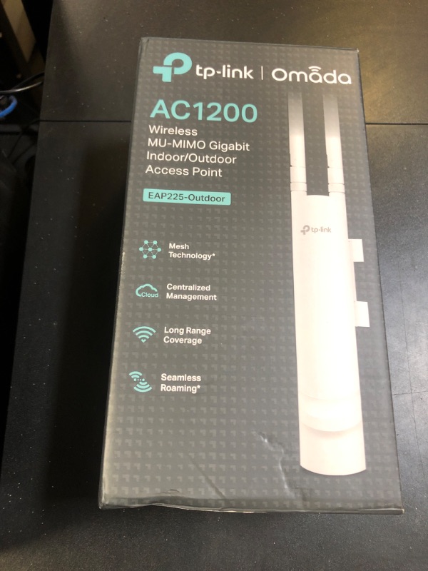 Photo 2 of TP-Link EAP225-Outdoor | Omada AC1200 Wireless Gigabit Outdoor Access Point | Business WiFi Solution w/ Mesh Support, Seamless Roaming & MU-MIMO | PoE Powered | SDN Integrated | Cloud Access & App