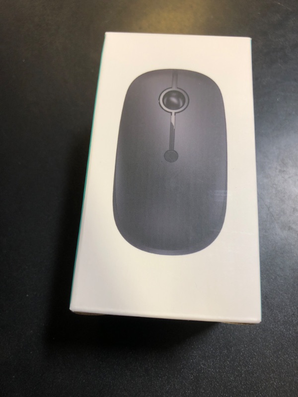 View 2 of Type C Wireless Mouse?Vssoplor USB C Rechargeable Portable Quiet Mouse USB and Type C Receiver Dual Mode Laptop Mouse for PC, Laptop, MacBook, Tablet-Black