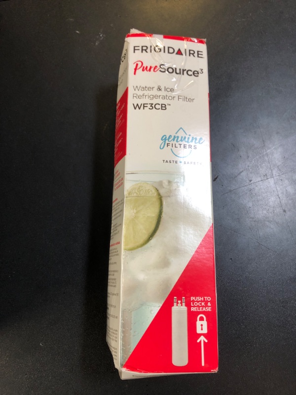 Photo 2 of Frigidaire WF3CB Puresource3 Refrigerator Water Filter, White, 1 Count (Pack of 1)