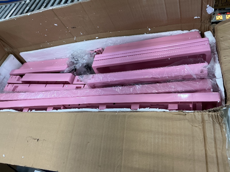 Photo 1 of TASALON Pink Lockable Salon Cart