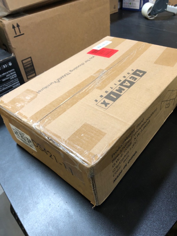 Photo 1 of TEAMIX Dual Monitor Stand Riser with 2 Drawers-Length and Angle Adjustable 3 shelf Monitor Riser with Storage Desk Organizer Large Computer Monitor Stand for 2 Monitors/Laptop/PC,Wood Screen/TV Stand