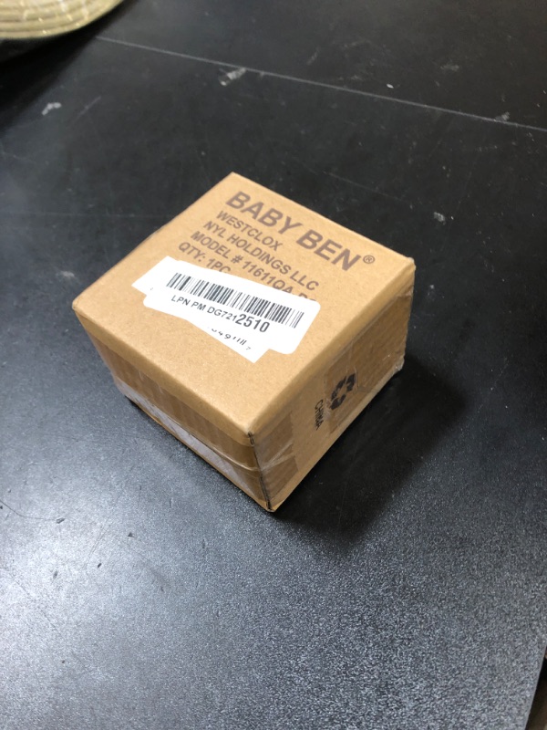 Photo 1 of Westclox Classic Baby Ben Alarm Clock for Heavy Sleepers - Authentic 1964 Design, Loud High-Volume White Alarm Clock, Battery Operated, Metal Bezel