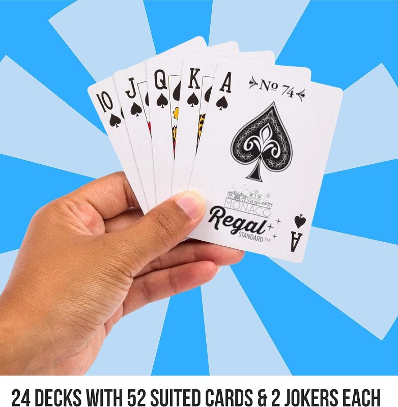 Photo 1 of Regal Games Casino Standard Poker Size Playing Cards 