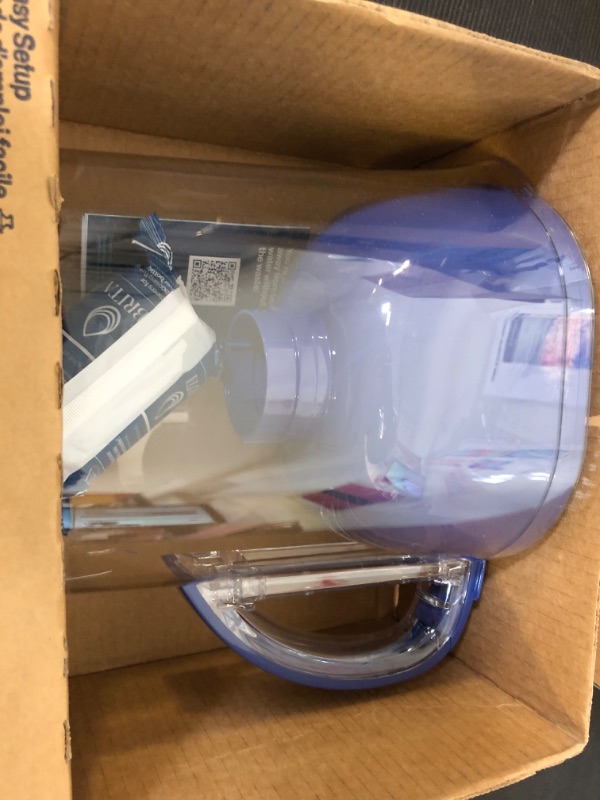 Photo 1 of Brita Everyday Elite Water Filter Pitcher, Removes 99% of Lead, Includes 1 Filter, 10-Cup Capacity, Blue