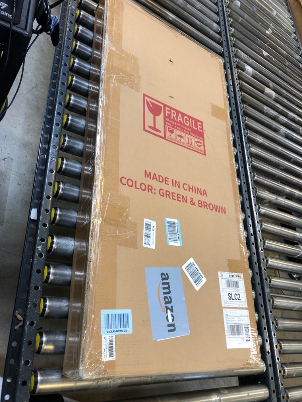 Photo 1 of TopCity Farmhouse Mirror Decorative Rustic Wall Mirror Large Vintage Wooden Framed Wall Decor for Bedroom, Living Room,Entryway,43.3X 17.7inch