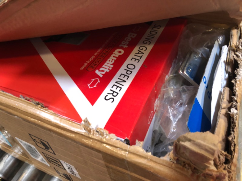 Photo 1 of ASGO 3300Lbs Automatic Sliding Gate Opener APP Control Complete Kit, Driveway Slide Gate Operator Motor with Keypad / 6 Remotes / 20ft Chain/Keys/Sensor