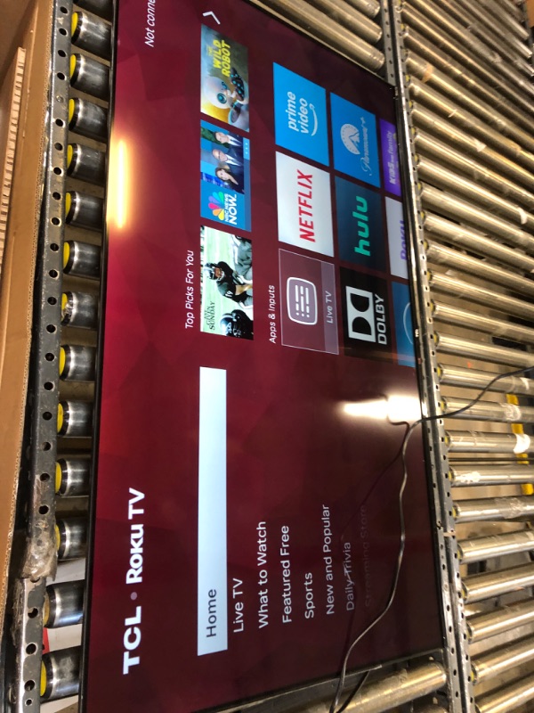 Photo 2 of TCL 50-Inch Class S4 4K LED Smart TV with Roku TV (50S450R, 2023 - Model), Dolby Vision, HDR, Dolby Atmos, Works with Alexa, Google Assistant and Apple HomeKit Compatibility, Streaming UHD Television