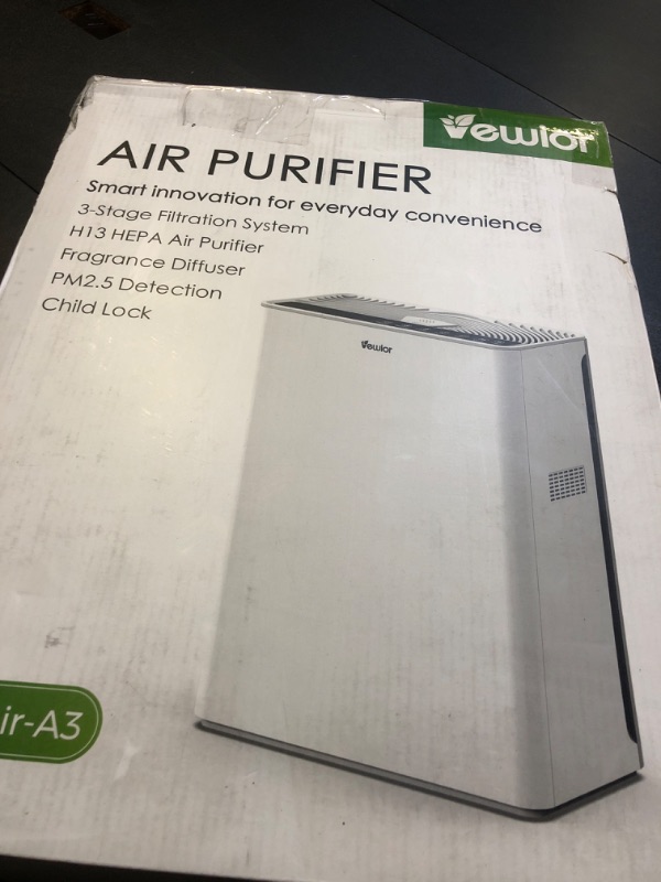 Photo 2 of VEWIOR Air Purifiers For Home Large Room Up To 2200 sqft H13 HEPA Air Purifiers Filter With Fragrance Sponge Timer Washable Filter Cover,15 DB Quiet Air Cleaner For Pets Dander Smell Smoke Pollen