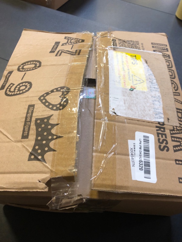 Photo 1 of imprsv Marquee Numbers Large 50th-Birthday Decorations: 3ft Light Up Number 50 Birthday Decoration for Women Men Fifty Year Old Anniversary Party Decor Backdrop Cardboard Big Mosaic Number 50