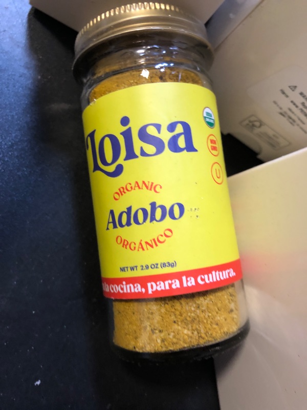 Photo 1 of Loisa SALT-FREE Adobo Seasoning, USDA Organic, Non-GMO, No-MSG, No Preservatives, No Artificial Coloring, No Artificial Flavors, Pure Latin Flavor, 2.9 oz, Pack of 1