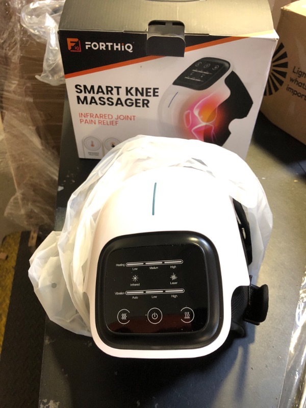 Photo 2 of FORTHiQ Knee Massager Smart with Heat, Red Light and Massage Therapy, 3-in-1 Cordless, 2024 Updated Edition, FSA or HSA Eligible, Gifts for Grandma & Grandpa