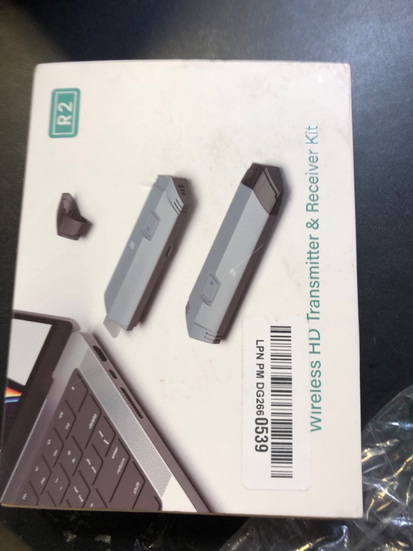 Photo 1 of Wireless HDMI Transmitter and Receiver, HDMI Wireless Extender Portable 4k Wireless HDMI Kit, Plug & Play, Support 2.4/5GHz for Streaming Video and Audio to Monitor from Laptop/Pc/Tv Box/Projector