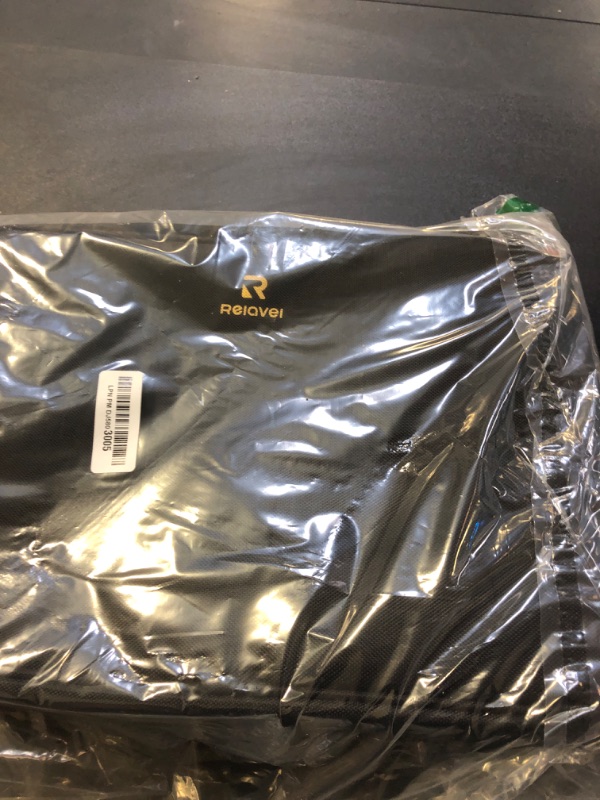 Photo 1 of Relavel Extra Large Makeup Bag, Makeup Case Professional Makeup Artist Kit Train Case Travel Cosmetic Bag Brush Organizer, Waterproof Leather Material, with Adjustable Shoulder Straps and Dividers