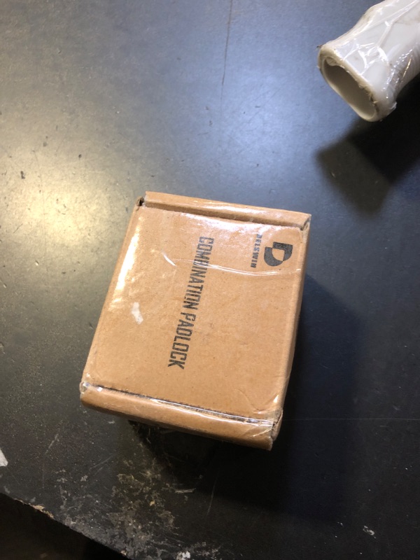 Photo 1 of DELSWIN 4 Digit Combination Lock, Outdoor Combination Disc Padlock with 3/8" Shackle, Combo Pad Lock for Storage Unit,Trailer,Locker,Garage (Blue,2Pcs)