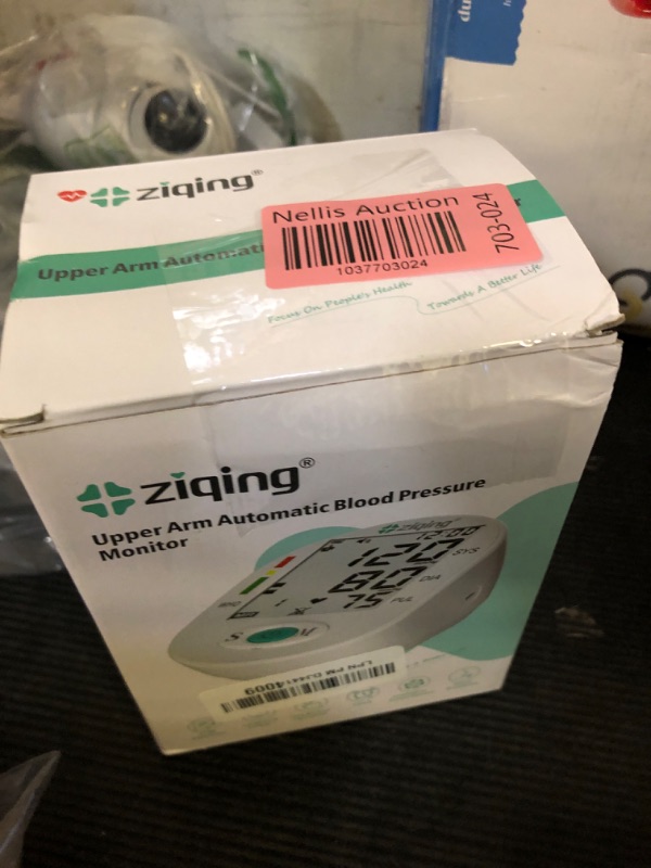 Photo 1 of Blood Pressure Monitors, Bp Monitor - Blood Pressure Machine Large Cuff Blood Pressure Monitor Upper Arm Cuff 8.7''-17.3'', Large Screen, 2 Users Total 198 Memories