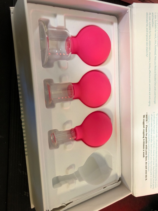 Photo 2 of CFHBF 4 Size Facial Cupping Therapy Set Glass, 