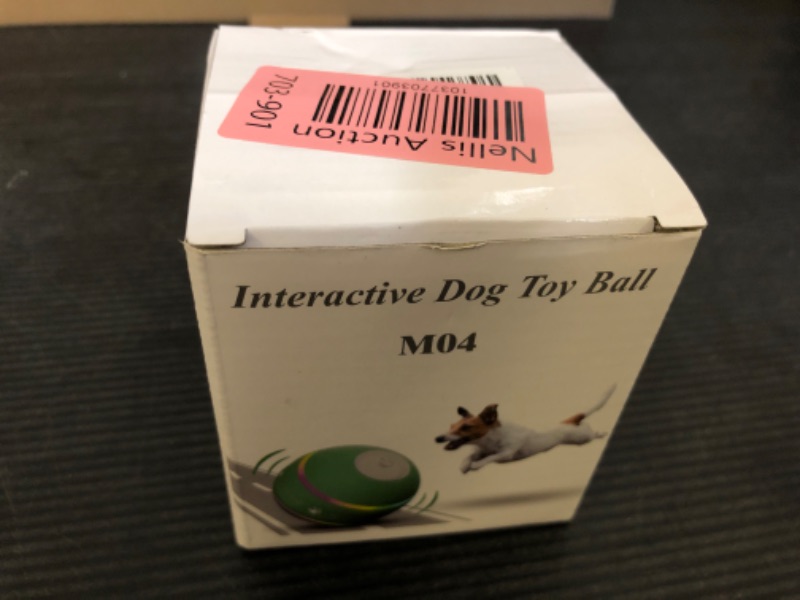 Photo 2 of BARHOMO Dog Balls,The 3rd Generation Interactive Toys for Puppy/Small/Medium/Large Dogs,Improved Dog Rolling Effect Tennis Ball with Strap, Tough Motion Activated Automatic Moving Dog Toys (Green)