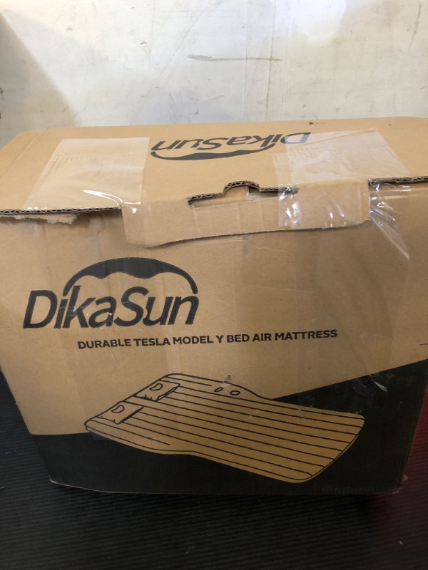 Photo 2 of DikaSun Tesla Model Y Mattress: Inflatable Camping Bed Air Mattress for Model Y, Thickened Travel SUV Sleeping Pad with Car Air Pump 2 Pillows