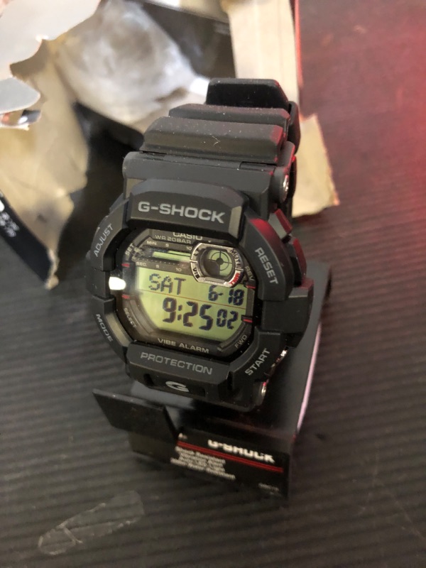 Photo 2 of Casio Men's GD-350-1CR GSHOCK Digital Display Quartz Black Watch