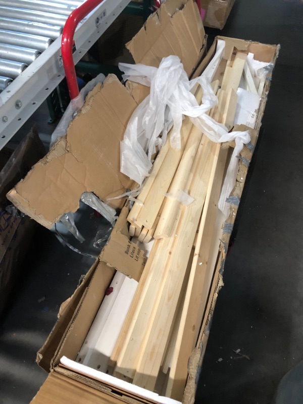 Photo 1 of ***INCOMPLETE - NONREFUNDABLE - SEE COMMENTS***
DHP Brady Wood Bunk Bed Frame, Twin Over Full, White