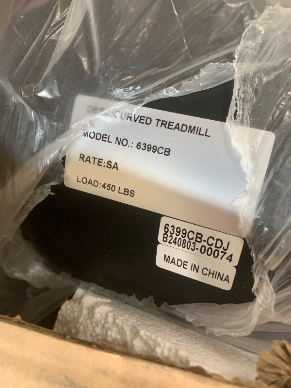 Photo 1 of RUNOW Curved Treadmill with 4 Resistance Levels Non Motorized Manual Treadmill with LCD Display,Self Generated Air Runner for Home & Commercial Use 450LBS Capacity