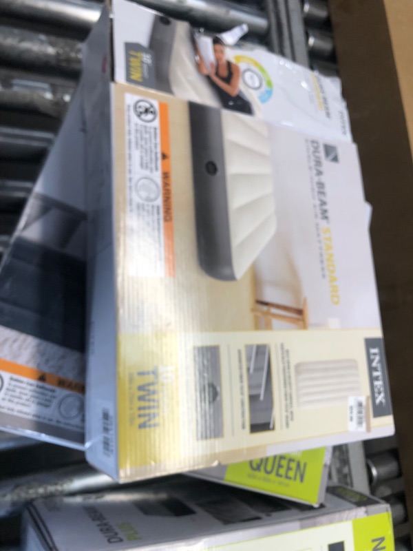 Photo 1 of ** Pre Opened**61404077 Dura-Beam Series Single High Airbed, Beige
