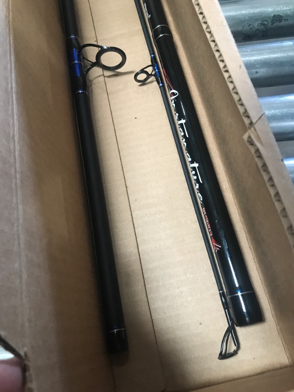 Photo 1 of Fiblink Surf Spinning Fishing Rod Carbon Travel Surf Rod 3 Piece Saltwater Spinning Fishing Rod 12'