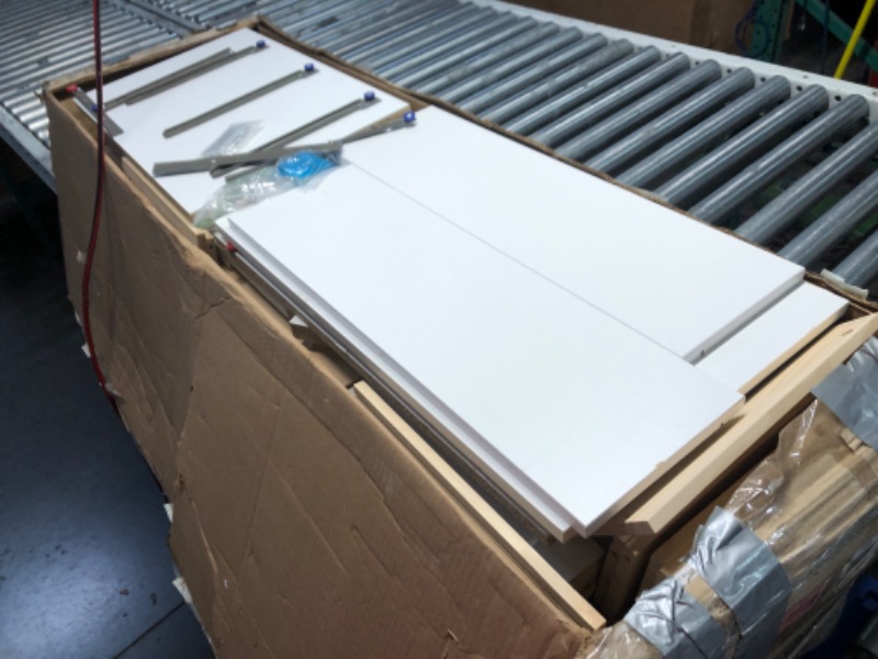 Photo 1 of ***USED - INCOMPLETE - MISSING PARTS***
Prepac Simply Modern 6-Drawer Double Dresser for Bedroom, Chest of Drawers, Modern Bedroom Furniture, 52.5” wide x 16” deep x 29.5” tall, White