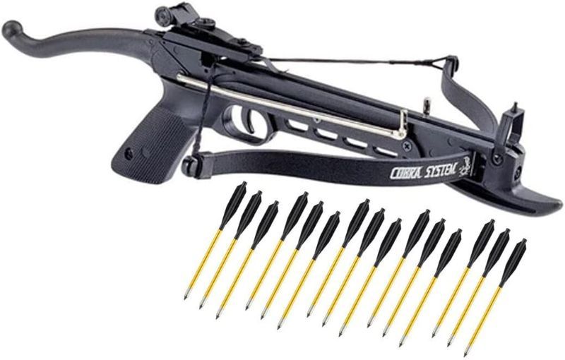 Photo 1 of 80lbs Self Cocking Hunting Pistol Crossbow with  Black Cobra Limb
