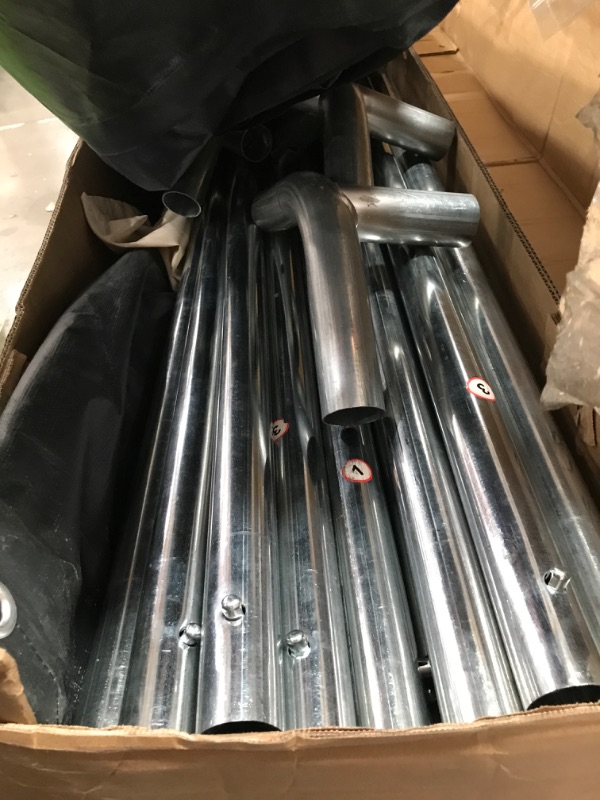 Photo 1 of  MISSING PARTS* VEVOR Carport 10x20ft, Car Canopy Portable Garage, Heavy Duty Car Port with Roll-up Ventilated Windows & Removable Sidewalls, UV Resistant Waterproof All-Season Tarp for SUV, F150, Car, Truck, Boat