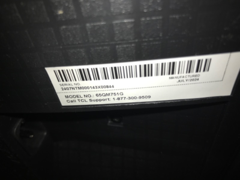 Photo 1 of *BROKEN//FINAL SALE!!!*65" Class QM7-Series 4K UHD HDR QD-Mini LED Smart Google TV (2024)