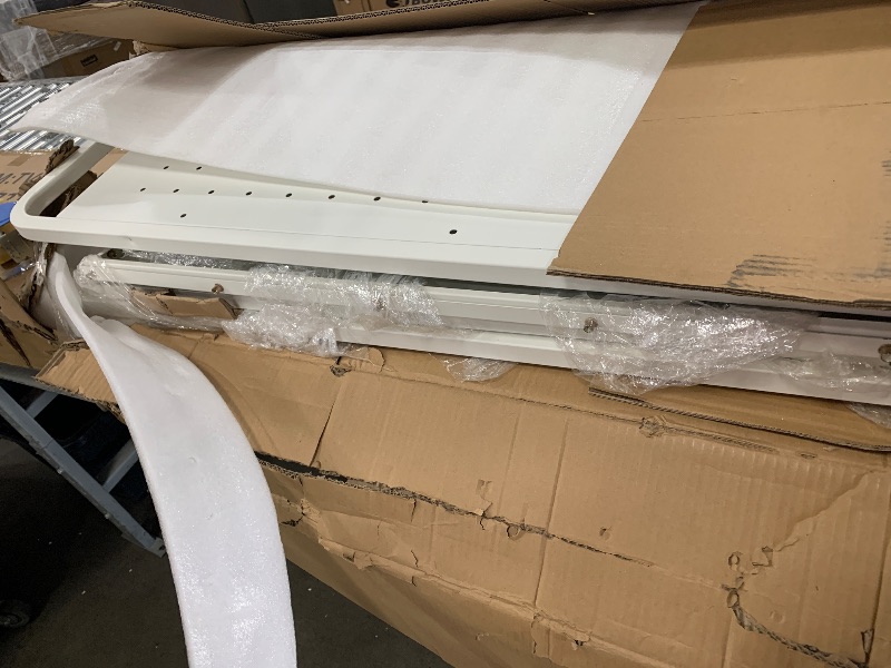 Photo 1 of VEVOR Book Cart, Library Cart 6-Shelf, Rolling Library Book Cart Double Sided W-Shaped Sloped Shelves with 4-Inch Lockable Wheels, for Home Shelves Office and School Book Truck in White