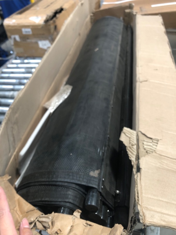 Photo 1 of VEVOR Pool Fence, 4 x 96 FT Pool Fences for Inground Pools, Removable Pool Fencing, Easy DIY Installation Swimming Pool Fence, 340gms Teslin PVC Mesh, Pool Safety Fence, Black