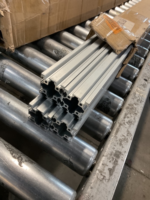 Photo 1 of 4PCS V Slot 4040 Aluminum Extrusion Profile 78.7'' European Standard Anodized Linear Rail for 3D Printer Parts and CNC DIY 2000mm Silver